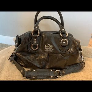 Coach patent leather Sabrina satchel